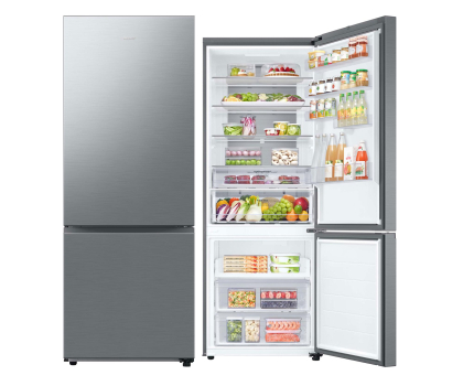 Lodówka Lodówka Samsung RB53DG703DS9EO Combi MAX 75,9cm No Frost 203cm Szczotkowana Stal Nierdzewna AI 538L